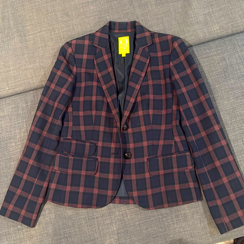Q Mack Plaid Blazer